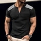 thumbnail image 1 of pstuiky camisetas para hombre, Camiseta informal de manga corta holgada con cuello en V para hombre, color liso, a la moda ropa de hombre xxl, 1 of 8