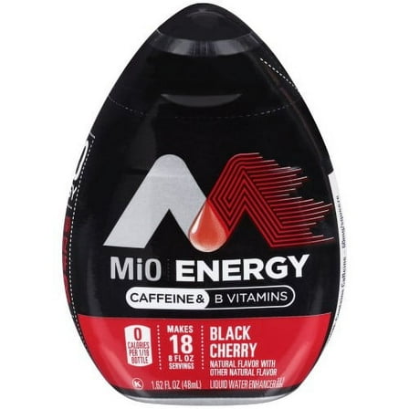Mio Energy Black Cherry 1.62 fl oz (Pack of 10)