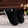 thumbnail image 2 of Slippers for Women,Memory Foam Indoor Slippers For Girls Cozy Warm Non Soft Sole Winter Booties With Thick Sole For And Comfortable Home Footwear,Womens Slippers,Black,8.5, 2 of 8