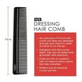 thumbnail image 5 of (2 pack) ACE 7.5" Dressing Comb Black, 5 of 7