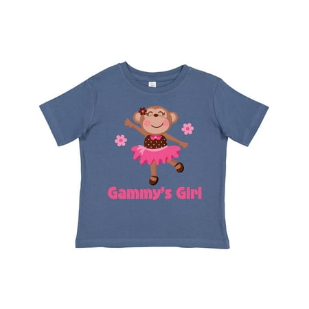 

Inktastic Gammy s Girl Monkey Gift Toddler Toddler Girl T-Shirt
