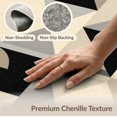 thumbnail image 6 of ODIKA 2'x3' Washable Accent Rug Pet Friendly, Bedside Mat Composition Retro Grid Layout Interlocking Shapes Classroom Geometric for Bedroom, Nursery, RV, 6 of 7