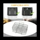 thumbnail image 5 of 2X Estante de Freidora de Aire para Ninja Dual Air Freidora 304 Estante Deshidratador Multicapa de Acero Inoxidable Estante de Tostadas Accesorios de Freidora de Aire, 5 of 5