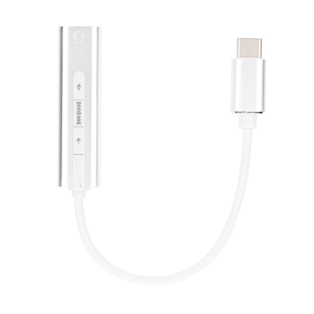 Khall Humanized Design Type‑C Sound Card, Multi‑Functional 2 In 1 Plug