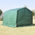 thumbnail image 3 of 10ft x 10ft x 8ft Outdoor Canopy Carport Tent Car Shelter Garage Storage Shed Sun UV Proof Cover, 3 of 8