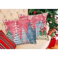 thumbnail image 3 of Winter Snowflake Christmas Tree Gifts Throw Pillow Covers 20x20 Inch Pink Xmas Trees Gift Winter Holiday Star Buffalo Plaid Pillows Cushion Case Decoration for Sofa Couch Set of 2, 3 of 6