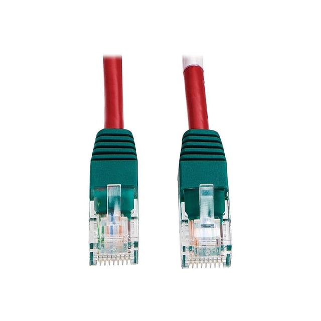 Cable de conexión cruzado TRIPP LITE Cat5e RJ45 M/M de 3 m, rojo
