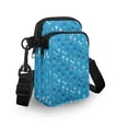 thumbnail image 3 of HELLHERO Adjustable Strap Adjustable Crossbody Bag Polyester, Trendy Underarm Shoulder Bag, Paw Prints Bone Patterns, 3 of 7