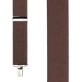 thumbnail image 2 of SuspenderStore Solid Color X-Back Suspenders - 1.5-Inch Wide Elastic - Clip - 4 Sizes Including Big & Tall, 2 of 4