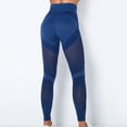 thumbnail image 2 of SWSMCLT Women's Seamless Leggings Butt Lift Yoga Pant Fitness Active Sports Gym Tights Stretch Tights Tummy Control Skinny Outdoor Quick-dry High Waisted Blue X-Small, 2 of 5