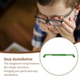 thumbnail image 4 of QualitChoice Eyeglasses Cord Professional Sports Eyewear Fixing Accessory Lanyard Accessories Fix String Glasses Strap for Outdoor Bright green, 4 of 6