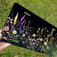 thumbnail image 5 of 1 Pcs 2D Flat License Plate Covers & Frames, Colorful Flower For Decorative Front, Waterproof For Decoration Aluminum License Plate Covers & Frames Cover For Men Women, 12" X 6", 5 of 6
