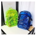 thumbnail image 3 of Women S Transparent Backpack Large Capacity Bright Color Bag Waterproof Beach Backpack, 3 of 4