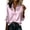 Pink, variant on Ymauqau Satin Tops for Women Long Sleeve Collared Striped Button down Shirts Loose Tunic Tops Dressy Casual Blouses