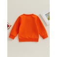 thumbnail image 4 of GXFC Kids Thanksgiving Sweatshirt Clothes for Boys 6M 1T 2T 3T 4T Toddler Long Sleeve Letter Print Pullover Tops Thanksgiving Clothing for Children Boys, 4 of 8