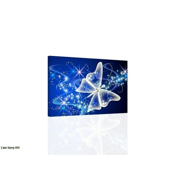 Digital Butterfly - CANVAS OR PRINT WALL ART