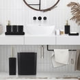 thumbnail image 4 of Set de accesorios de baño XLHOMO Gorgeous, 10 piezas, negro/dorado, 4 of 6