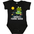 thumbnail image 3 of Inktastic Daddys Fishing Buddy Cute Frog Boys or Girls Baby Bodysuit, 3 of 5