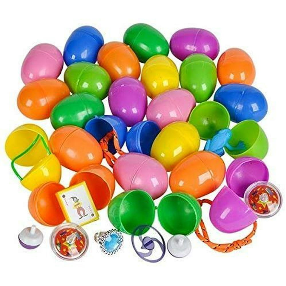 Kicko Surprise Filled Eggs 12 Pack Prestuffed with Toys Easter Egg