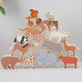 thumbnail image 1 of Montessori Bloques apilables de Juegos de Juguetes de aprendizaje Juguetes de rompecabezas Rompecabezas de de animales Hugo Juego de equilibrio, 1 of 8