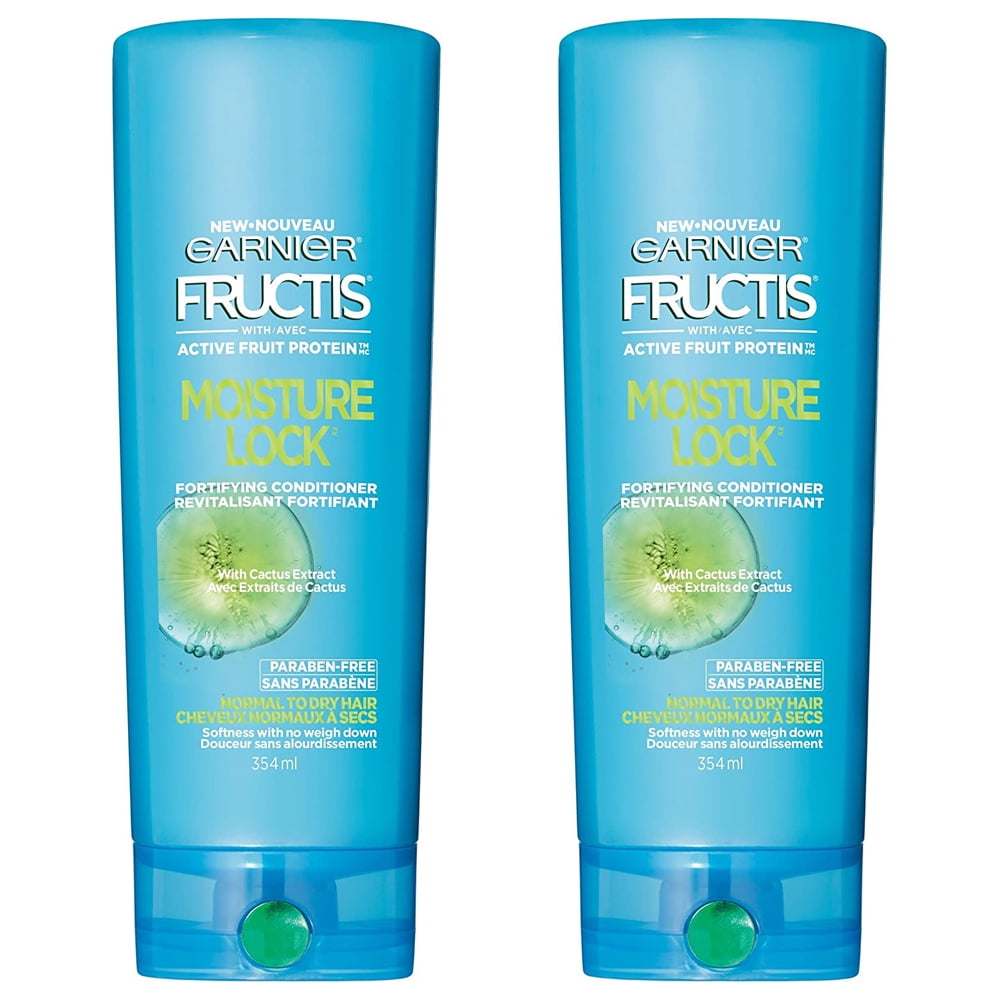 Pack of (2) Garnier Hair Care Fructis Moisture Lock Conditioner, 12 Fluid Ounce