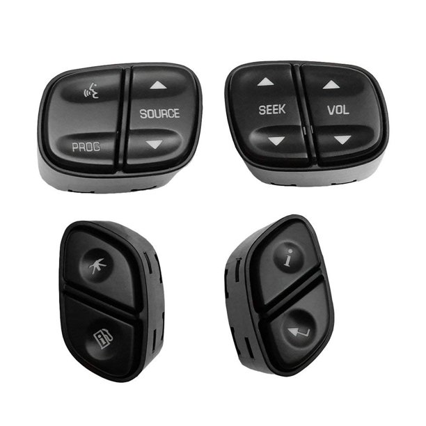 Joytutus For Chevy Silverado Steering Wheel Radio Volume Control Switch Buttons for GMC Sierra