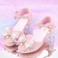 thumbnail image 3 of Zecgelong Girl'S Leather Shoes Dress Spring And Autumn New Children'S Shoes Student Performance Shoes Wedding Banquet Flower Children'S Shoes Toddler Girls Sparkle Sandals Size 5 Size 12.5, 3 of 5