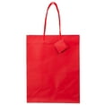 thumbnail image 2 of JAM Paper Matte Gift Bags, 10 x 13 x 5, Red, 100/Pack, Large, 2 of 2