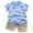 Blue, variant on MHZLDYZ New Year 2025 Toddler 2Pcs Outfits Kids Boys Casual Dinosaur Print Short Sleevet-Shirt Tops + Pants Set Outfits Sportswear Boys' Clothing Sets (Blue,110)