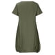 thumbnail image 5 of Moda mujer verano casual cuello redondo sólido manga corta vestido de bolsillo Fridja  bnh1734, 5 of 8