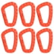 thumbnail image 1 of Paquete de 6 anillos de plástico con gancho en D para viajes al aire libre recreación al aire libre para caza, 1 of 9