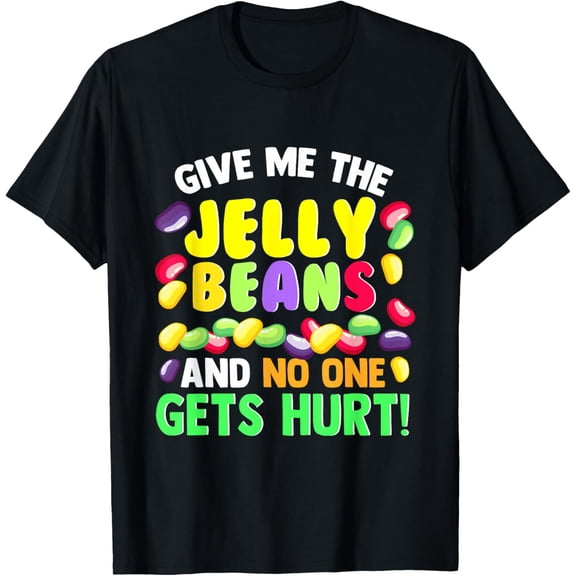 Jelly Bean T-Shirt men and women can wear, black, white, gifts