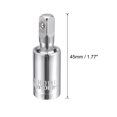 thumbnail image 2 of Unique Bargains 3 Pcs 1/4 Inch Drive Universal Joint Swivel Deep Socket, Cr-V Steel, 2 of 4