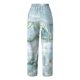thumbnail image 4 of ICHUANYI Clearance Women's Casual Trousers Loose Printed Elastic Waist Long Pants With Pocket(Green, S) ICHUANYI WER2023081108578, 4 of 4
