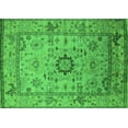 thumbnail image 1 of Ahgly Company Indoor Rectangle Oriental Green Industrial Area Rugs, 7' x 9', 1 of 4