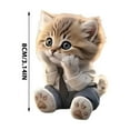 thumbnail image 3 of Nilvkv Cute Cat 2D Flat Car Vent Clip Diffuser with Fragrance for Vehicle Freshener Pet Lover Auto Accessory, Decoration Ornaments, Home Decor, 3 of 6