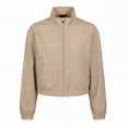 thumbnail image 1 of Chamarra George para Dama, con Cuello Alto Beige Talla M, 1 of 4