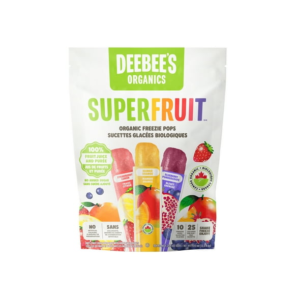 DeeBee's Organics SuperFruit Freezie Classique 10 x 40ml, 400 ml