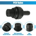 thumbnail image 4 of Unique Bargains PCV Valve Exhaust Positive Crankcase Valve Fittings for Toyota Tacoma 2.7L 2005-2015 No.122040C010, 4 of 7