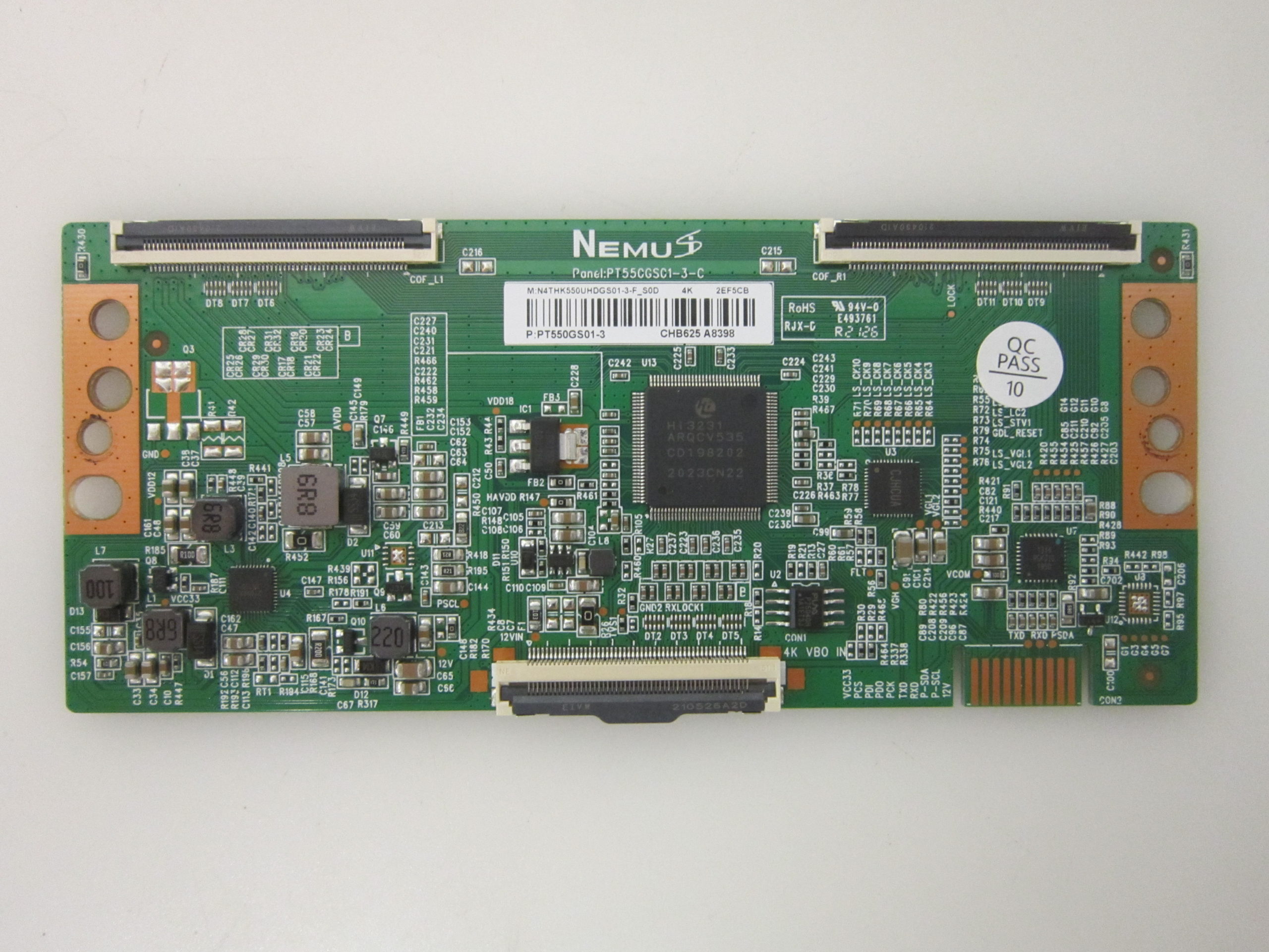 Vizio V555J01 TCon Board PT55CGSC13C