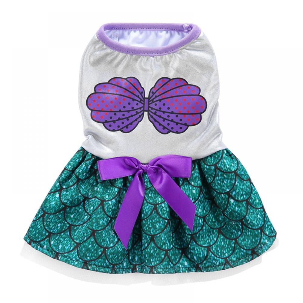 Halloween Pet Mermaid Dress, Pet Halloween Cosplay Costume, Dogs Funny