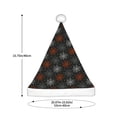 thumbnail image 3 of Cauagu Spider Web for Adult Christmas Hat,1-Pack Xmas Holiday Hat Santa Hat for Women & Men Festive Headwear Accessories Fit for Christmas/New Year/Party, 3 of 6