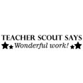 thumbnail image 1 of Printtoo Personalized Teachers Stamp Says Wonderful Work! Teachers Name Self-Inking Rubber Stamp Appreciation Message For School Classroom & Homework Supplies,Black-42 x 9 mm, 1 of 7