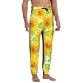 thumbnail image 4 of Kdxio Sunflowers2 Pattern Joggers,Sweatpants for Men with Pockets-3X-Large, 4 of 5