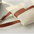thumbnail image 4 of Wovilon Color Matching Tissue Bag, Car T Tissue Box, Leather Pumping Box, Hanging Creative Tissue Cover-Tissue Storage Box For Car Living Room, 4 of 6