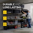 thumbnail image 2 of Plano 3-Shelf Standard Duty Plastic Storage Shelves, 43” x 21” x 14”, 150lb Capacity, 2 of 6