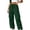 Green, variant on Work Pants for Women Yoga Leggings For Women High Waisted Yoga Casual Pants Workout Leggings Cargo With 4 Pockets Yoga Pants Black S