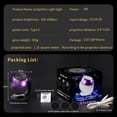 thumbnail image 7 of Galaxy Projector Night Light, Hd Smart Dynamic 5D Holographic Nightlight | 2027 New 360° Adjustable USB Powered Hd Galaxy and Ocean Projector with 24 Films for Bedroom Ceiling Wall Room Decor, 7 of 7