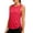 #H-Red, variant on ZHYou Womens Tank Tops Ruched Side Adjustable Drawstring Athletic Quick Dry Breathable Loose Casual Crewneck Sleeveless Tops