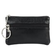 thumbnail image 5 of Monedero de piel auténtica para mujer, pequeño, mini, con cremallera, para llaves, sencillo, pequeño, para monedas, 5 of 5
